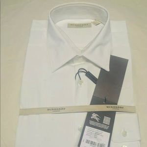 Burberry White Button Shirt